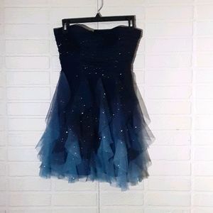 Strapless dressy dress